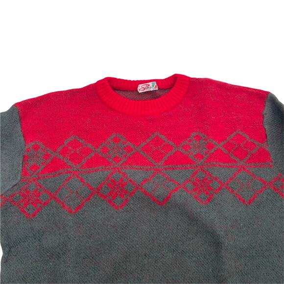 100% Wool Vintage 70s Silvy Italian Sweater - Picture 2 of 4